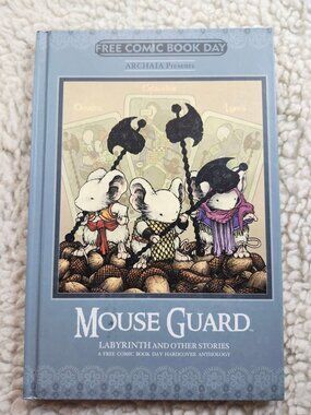 Archaia Mouse Guard Labyrinth Other Stories Free Comic Book Hardcover 2014